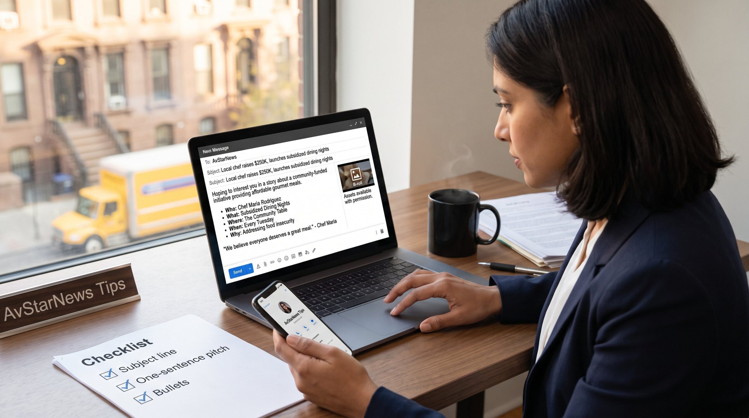 What to Include in an Email to AvStarNews