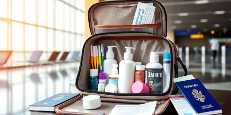 travel toiletries bag