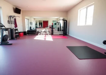 home gym floor