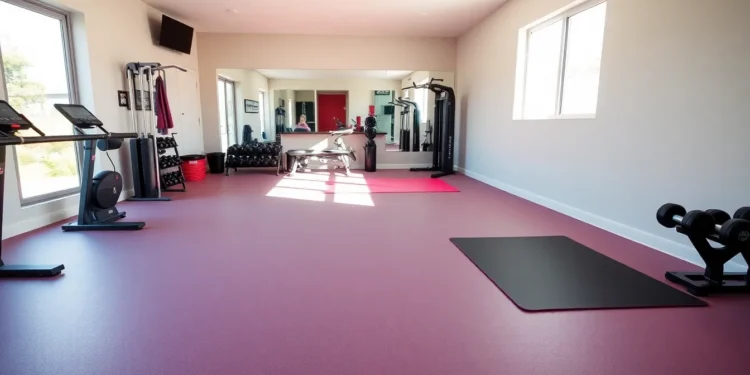 home gym floor